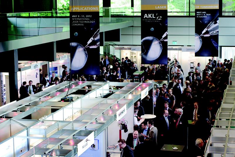 Sponsors‘ Exhibition of the AKL’12 in the Eurogress in Aachen. 