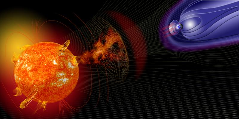 Störung: Starke Sonnenstürme können den reibungslosen Betrieb von Technologien auf der Erde beeiträchtigen oder sogar zum Erliegen bringen.
