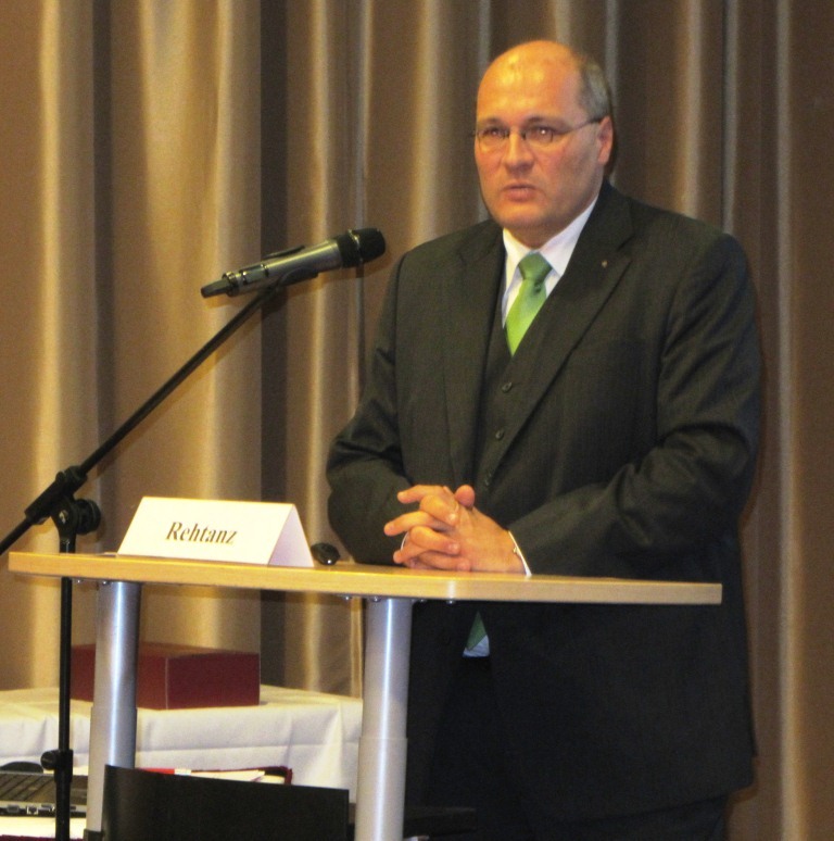 Prof. Christian Rehtanz, TU Dortmund, beim Vortrag der Europäischen Akademie GmbH