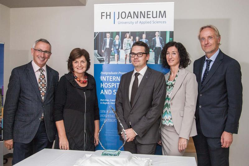 Sie eröffneten den neuen Lehrgang: Karl Peter Pfeiffer, Christine Siegel, Daniel Binder, Eva Adamer-König, Günter Riegler