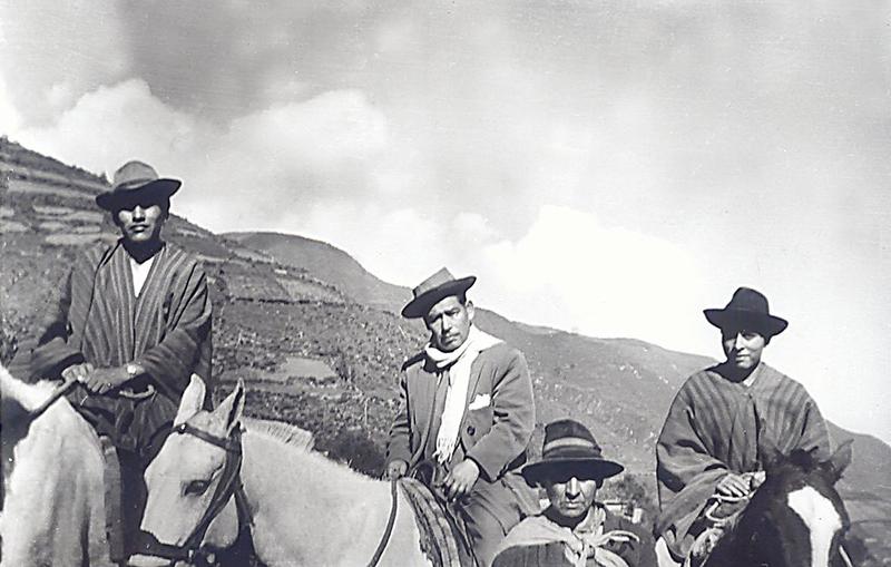 Four men from the Chancay Valley from the collection of the peruvian anthropologist Alejandro Vivanco Guerra.