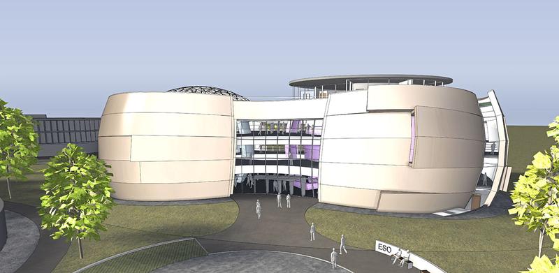Das neue Planetarium und Ausstellungszentrum am ESO-Hauptsitz