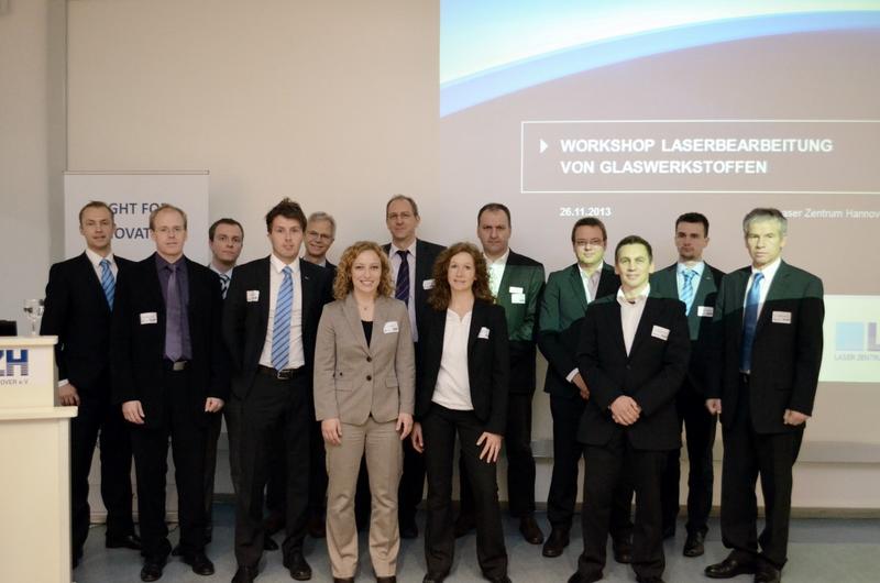 15 Referenten berichteten im Laser Zentrum Hannover e.V. (LZH) am 26. November 2013 über aktuelle Trends und Entwicklungen in der Laserbearbeitung von Glaswerkstoffen.