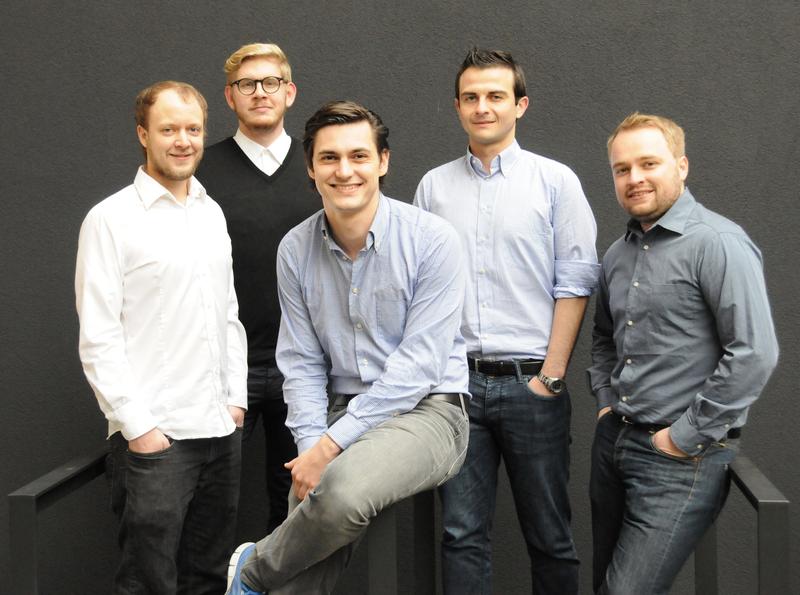 Das Team von „payever“ (von links): Martin Saigger, Nikolas Fleschhut, Artur Schlaht, Viktor Butsch und David Zakoth. 