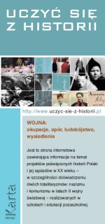 Flyer zur polnischen Website 
