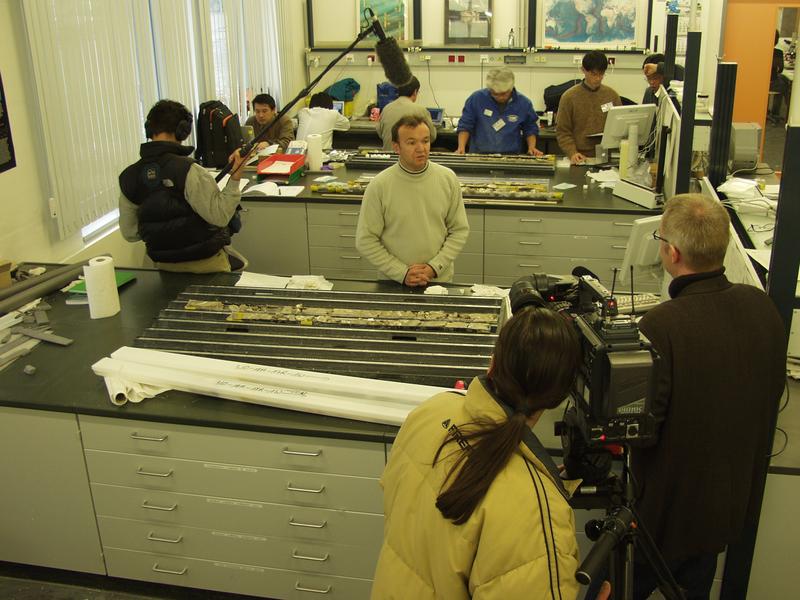 Medientag anlässlich einer früheren IODP-Expedition