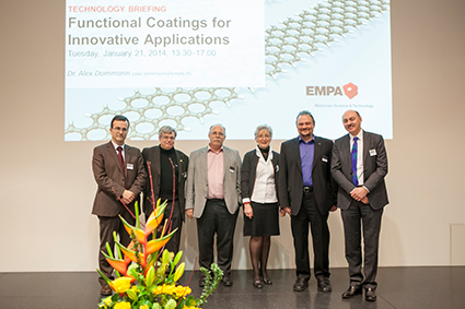 Mario Tului (Centro Sviluppo Materiali), Alex Dommann (Empa), Heinrich Hofmann (EPFL), Margarethe Hofmann (MatSearch Consulting Hofmann), Thomas Lippert (PSI), Rudolf Koopmans (Dow Europe GmbH)
