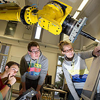 Engineering students at the University of Luxembourg