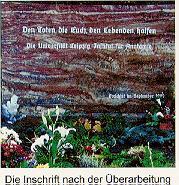 Der neue Grabstein