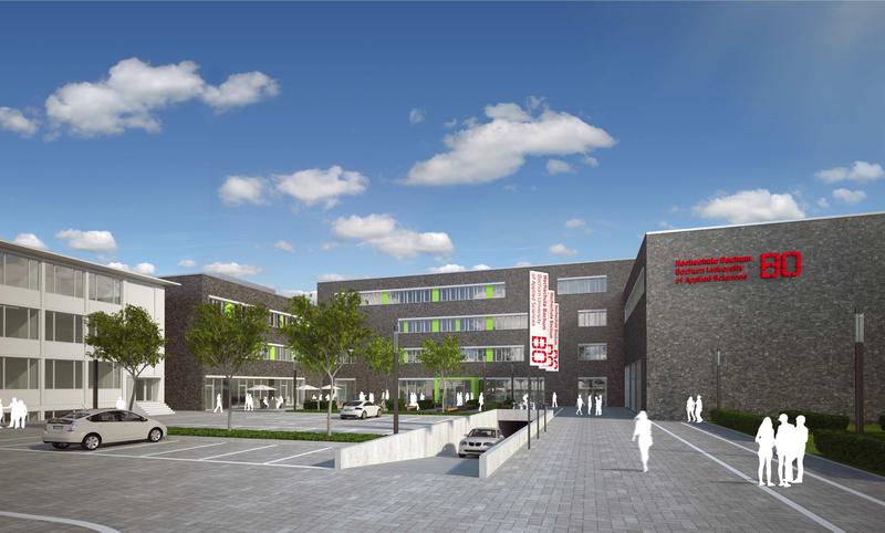 Geplanter Neubau des Campus Velbert/Heiligenhaus