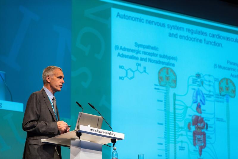 Nobel Laureate Brian Kobilka at the 63rd Lindau Nobel Laureate Meeting