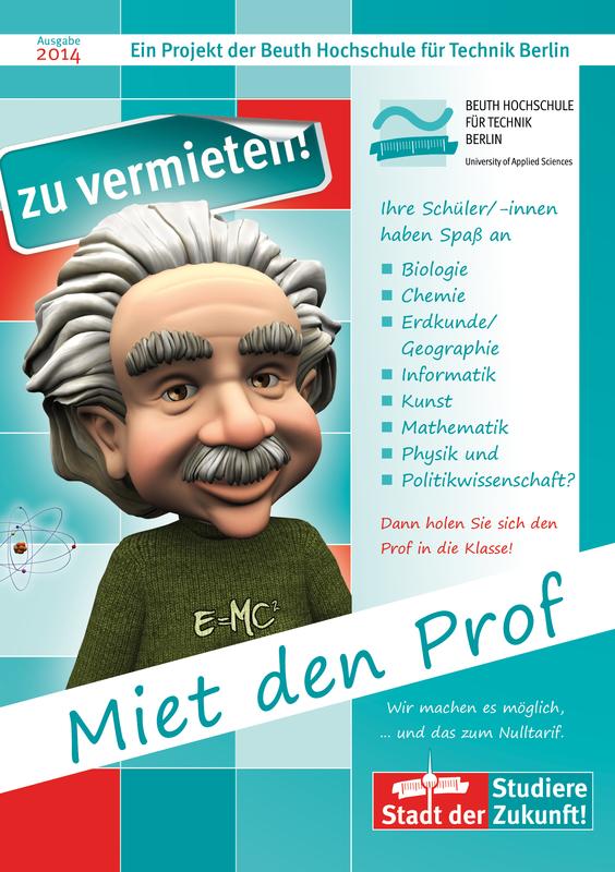 Broschüre „Miet den Prof 2014“
