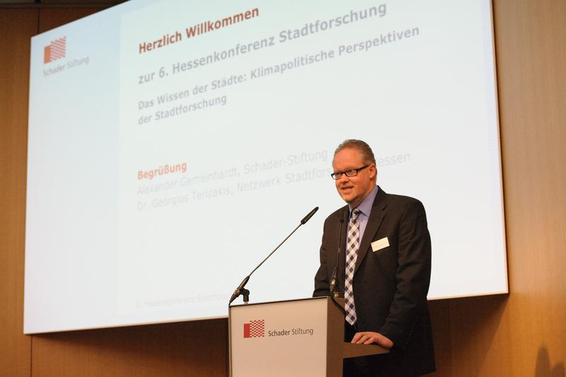 Begrüßung durch Alexander Gemeinhardt, Schader-Stiftung