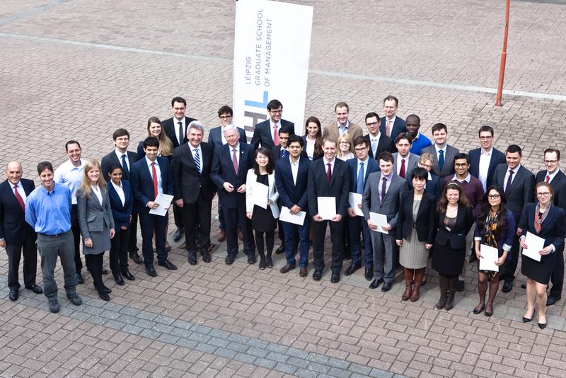 HHL feiert ersten “Tag des Stipendiums” und 2. Leipzig Leadership Lecture mit Roland Koch. Foto: HHL.