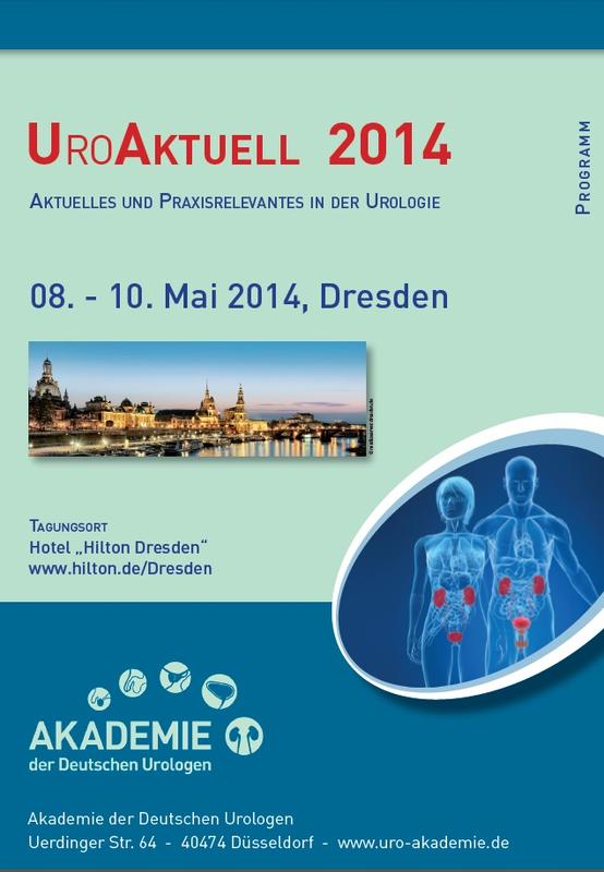 „UroAktuell“: Vom 8. bis zum 10. Mai 2014 in Dresden