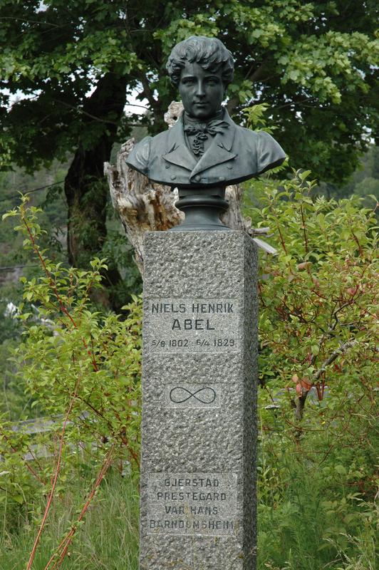 Abelbüste in Gjerstad, Süd-Norwegen