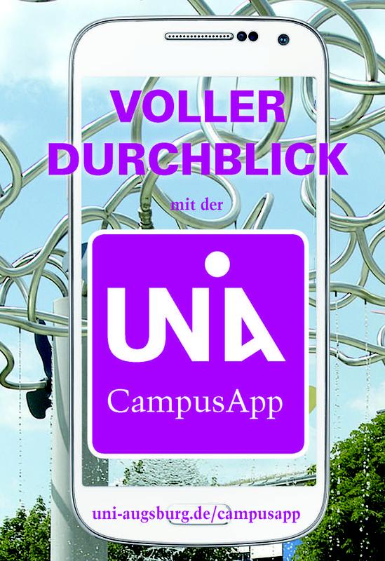 Mit dem Sommersemesterstart 2014 startet auch die neue offizielle CampusApp der Universität Augsburg.