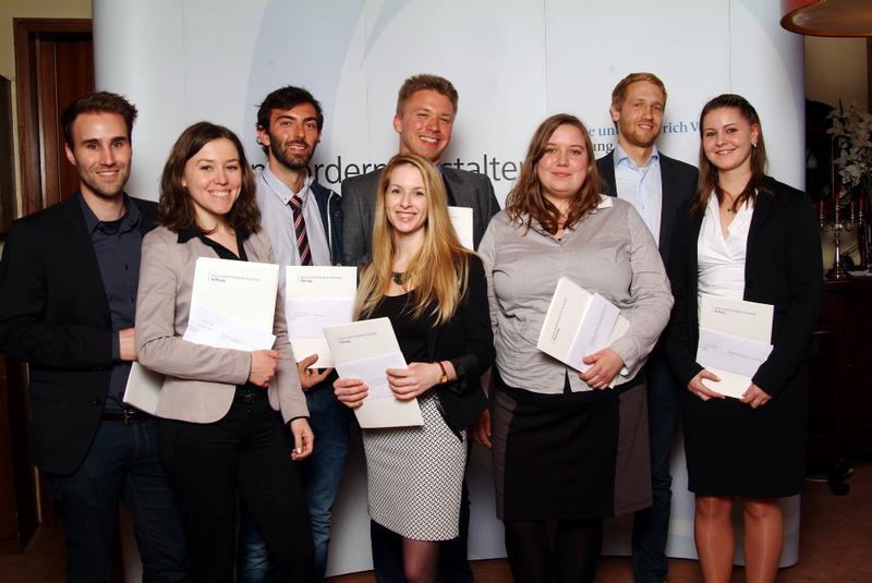 Die Vorwerk-Preisgewinner der Master-Abschlüsse