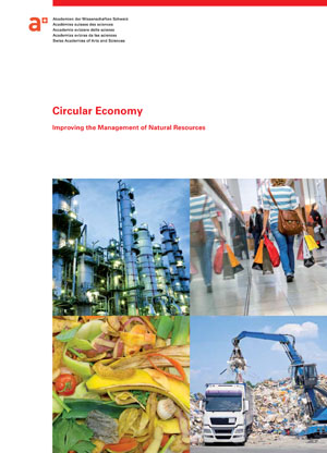 Titelbild der Publikation "Kreislaufwirtschaft – Die Bewirtschaftung natürlicher Ressourcen verbessern"