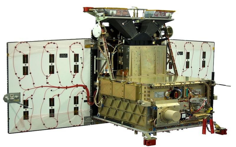 Einem solchen Satellitenbus könnte das neue Gyroskop künftig bei der Lagebestimmung helfen: Die Satellitenplattform des etwa ein Meter langen TET-1. 