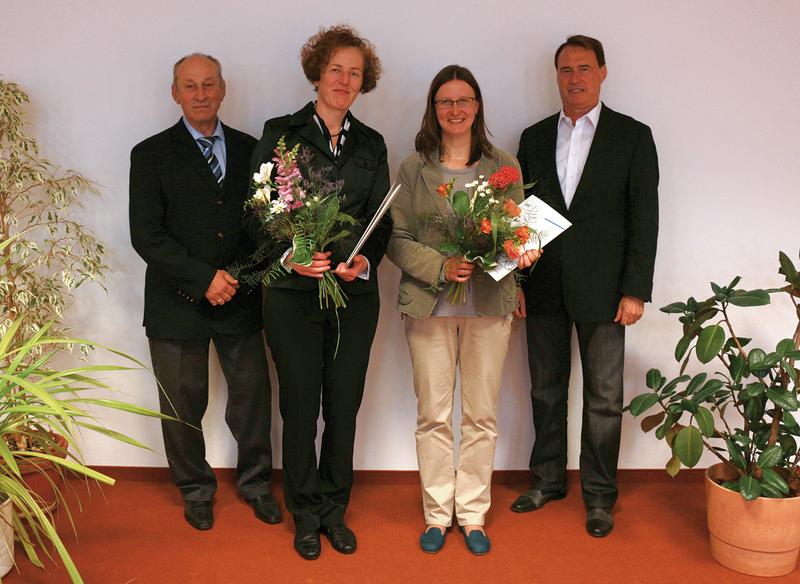 Prof. Dr. rer. nat Ralph Großmann (Rektor), Prof. Katrin Androschin, Prof. Dr. phil. Susanne Kleber, Günter Kahle (Geschäftsführer)