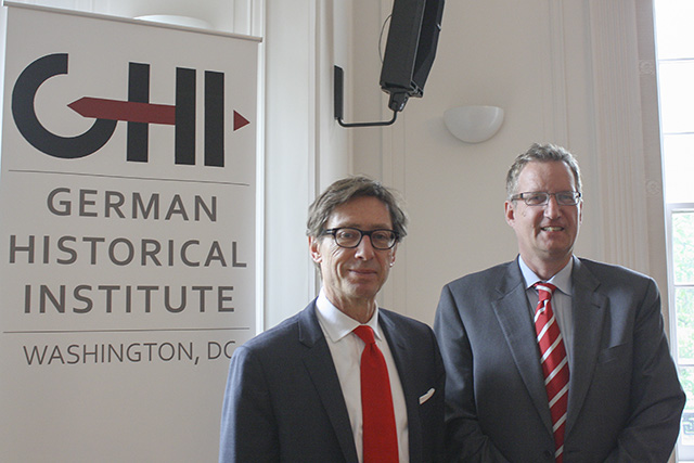 Botschafter Peter Wittig und der Direktor des DHI Washington, Hartmut Berghoff