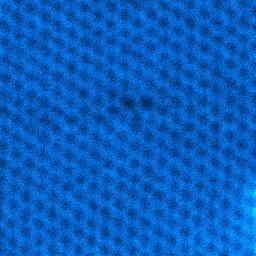Das animierte gif-File zeigt die Diffusion, eine Doppel-Fehlstelle im Graphen, über einen längeren Zeitraum beobachtet.