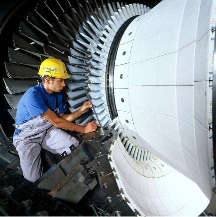 Typisches Wartungsszenario (V94.3A Gasturbine von Siemens Power Generation)