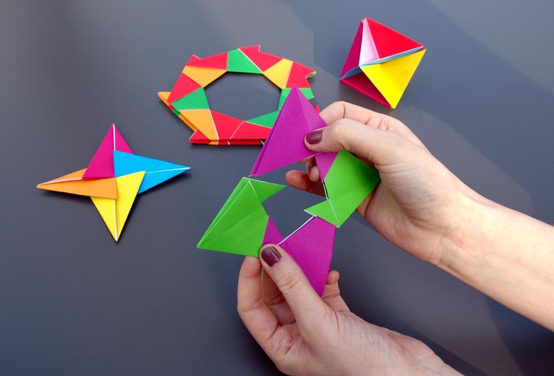 Protein-Origami: Wie die gleichen Bausteine verschiedene Formen annehmen können. 