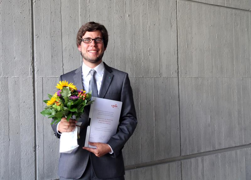 Für seine herausragende Dissertation erhält Daniel Frank den diesjährigen LEWA-Preis.