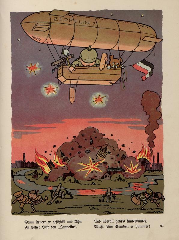 aus Herbert Rikli: Hurra! : ein Kriegs-Bilderbuch. - Stuttgart : Loewe, [1915]. - 23 S. 