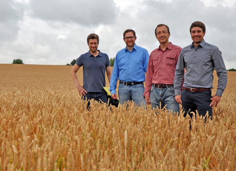 Das Gründerteam der Firma greenspin UG (von links): Clemens Delatrée, Dr. Sebastian Fritsch, Gunther Schorcht und Heiko Fabritius.