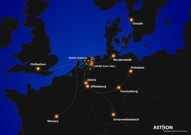 LOFAR Stations in Europe.
