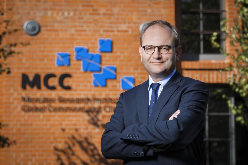 Ottmar Edenhofer vor dem MCC