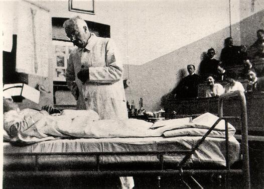 Prof. Strümpell am Krankenbett