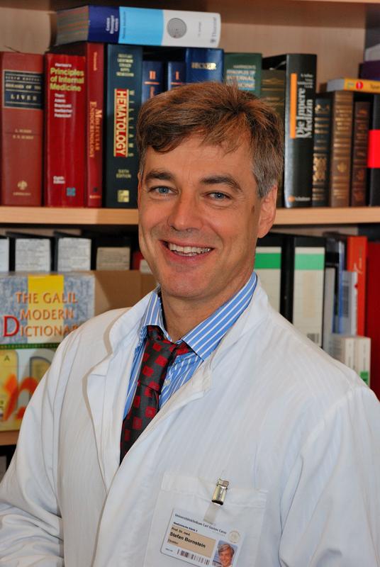 Der Endokrinologe und Stressforscher Prof. Stefan R. Bornstein ist Direktor der Medizinischen Klinik Klinik und Poliklinik III am Universitätsklinikum Carl Gustav Carus.
