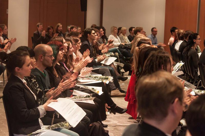 Fast 400 Anwesende nahmen an der Immatrikulationsfeier teil.