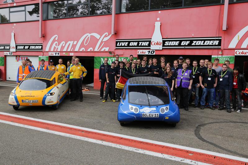 SolarWorld GT und SunCruiser mit Teams