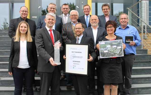 Die Netzwerkpartner mit dem Preis zurück in Hamm - Foto: SRH