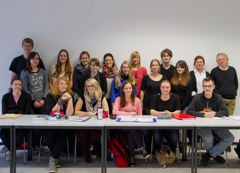 Gastvortrag von Jean-Marc Bobillon an der Hochschule Harz zur Zusammenarbeit im Verbund der Deutsch-Französischen Hochschule.