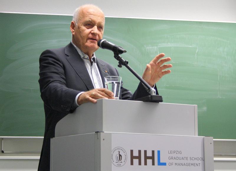 dm-Gründer Werner: „Sinn und Wertschätzung treiben uns an“. Foto: HHL.
