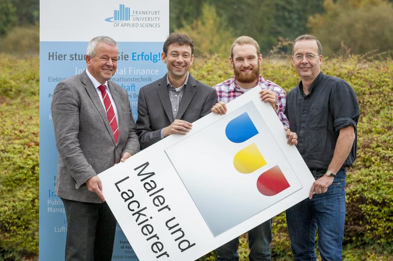 Die Initiatoren des neuen dualen Ausbildungsweges an der Frankfurt University of Applied Sciences.