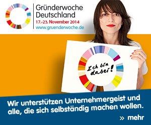 Plakat Gründerwoche Deutschland