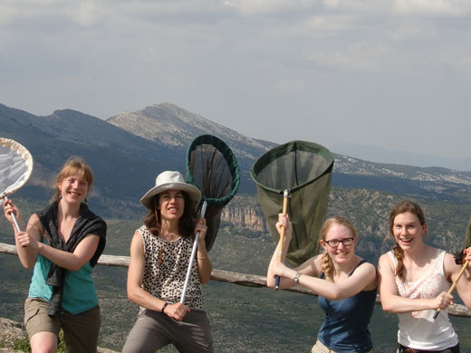 Das Team um Andrea Grill vom Department für Botanik und Biodiversitätsforschung. 