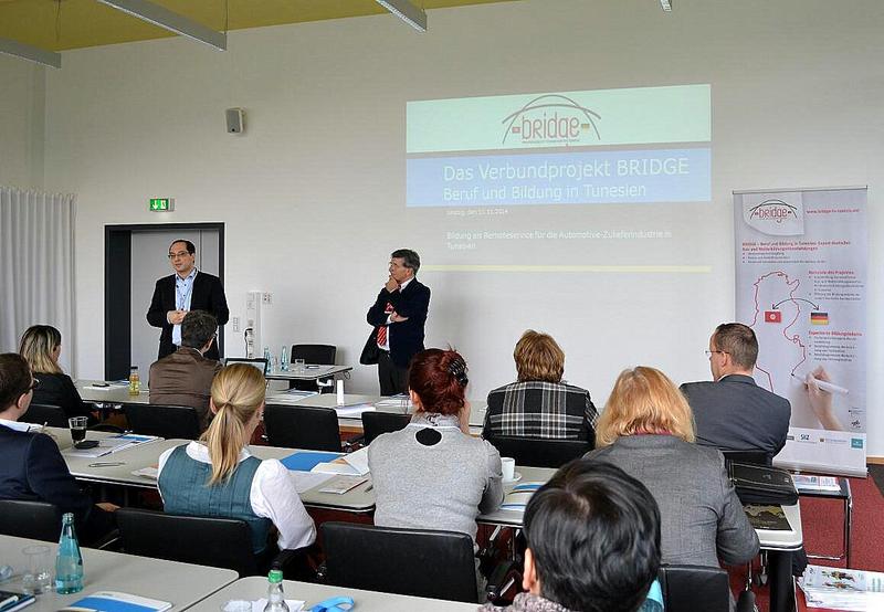 2. BRIDGE-Fachtagung „Beruf und Bildung in Tunesien per Remote Service“ im November 2014 an der HHL Leipzig Graduate School of Management. Foto: CLIC