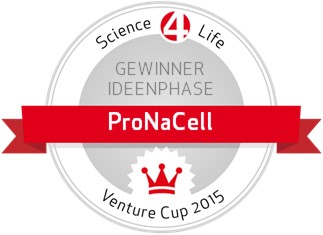 Das Science4Life Gewinnersiegel für ProNaCell