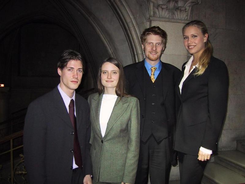 das HU-Team, von links nach rechts: Alexander Steinbrecher, Anna Burghardt, Tobias Koppitz, Muna Schulze-Hagenest