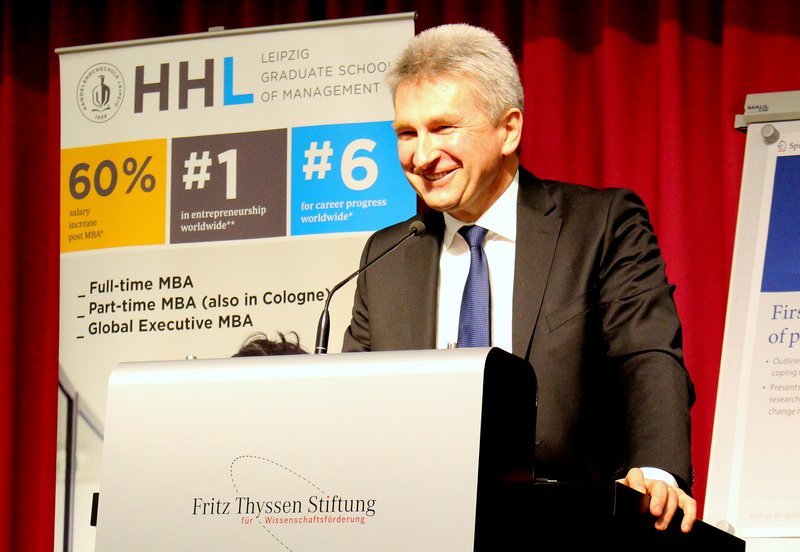 HHL-Rektor Prof. Dr. Andreas Pinkwart: "Herkömmliche Konzepte des ‘geplanten organisatorischen Wandels‘ reichen zur Bewältigung aktueller Probleme nicht mehr aus." Foto: HHL