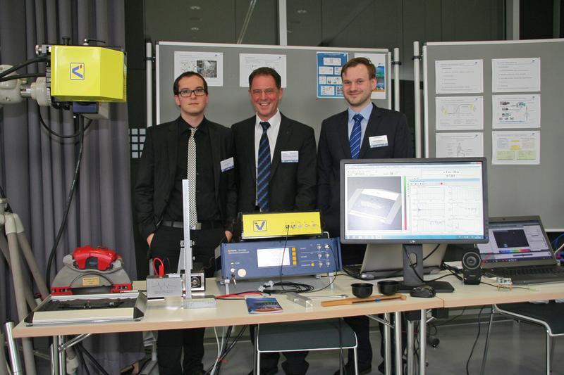 Die TH Wildau präsentierte zur InnoTesting 2014 Ergebnisse aus dem Forschungsgebiet "Maschinendynamik und lärmarme Konstruktion"