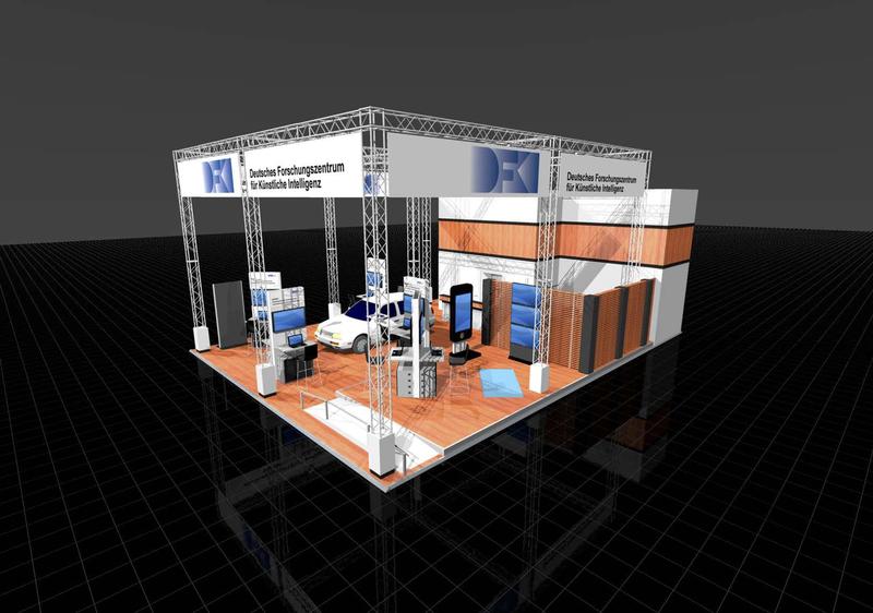 DFKI-Stand CeBIT 2015, Halle 9, F43